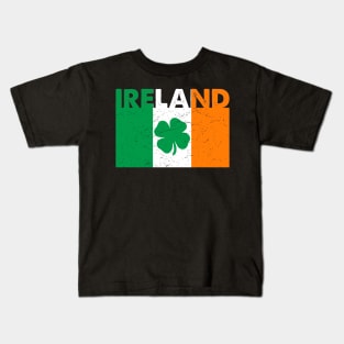 Irish Ireland Flag Shamrock St. Patrick's Day T-Shirt Kids T-Shirt